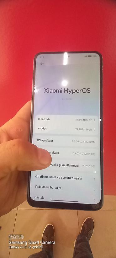 redmi not 17: Redmi Note 12, 128 GB, Barmaq izi — 2