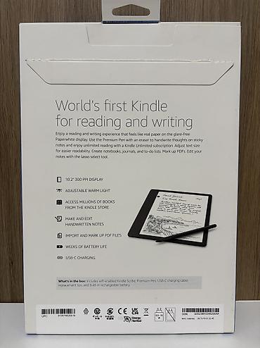 Электрондук китептер: Электрондук китеп, Kindle, Колдонулган, 10" - 11", Bluetooth, түсү - Боз — 6
