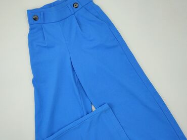 spodnie materiałowe w kratę: Material trousers, XS (EU 34), condition - Good