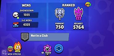 brawl stars 2: Brawl Stars hesabı ən yüksək 5764; mövsüm xəritəsi Legendary — 1