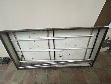 ayaqlı lovhə: Reklam lövhəsi üçün işıqlı qutu (lightbox) - Düzbucaqlı metal — 2