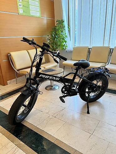 velesiped: İşlənmiş Elektrik velosipedi 20", sürətlərin sayı: 32, 750 < Vt, Ünvandan götürmə, Ödənişli çatdırılma, Rayonlara çatdırılma — 2