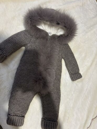 пижама кенгуру: Комплект, түсү - Боз, Жаңы