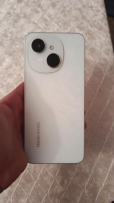 redmi note 16 qiymeti: Tecno Spark, 128 GB, rəng - Ağ, Zəmanət, Barmaq izi, İki sim kartlı — 1
