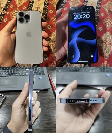 iphon 13 pro: IPhone 13 Pro, 128 GB, Sierra Blue, Face ID, Simsiz şarj