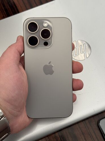 iphone 15 pro ikinci el: IPhone 15 Pro, 128 ГБ, Natural Titanium, Face ID