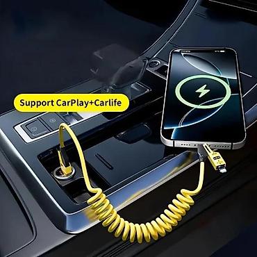 iphone xs max cena polovan: Univerzalni brzi punjac 4 u 1 65w novo. Brzi kabal sa oprugom, 65w — 4