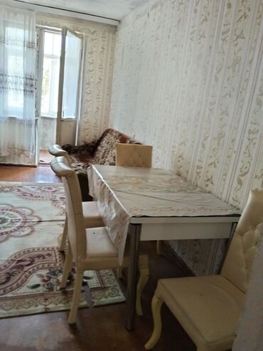 Uzunmüddətli kirayə mənzillər: 2 otaqlı mənzil – geniş işıqlı otaq və kiçik balkon - Plan: 1 otaq — 2