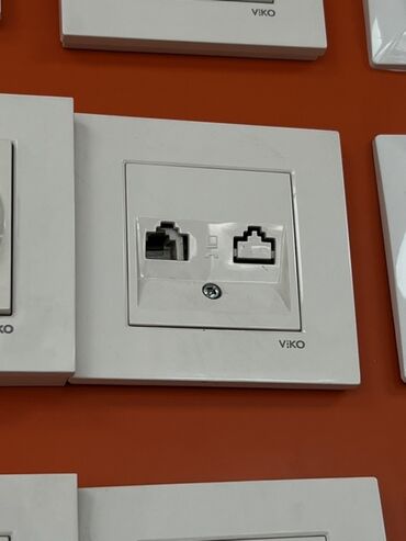 дамашный телефон: Розетка, Viko, Встроенные, 2 гнезда