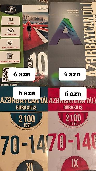 Книги и журналы: Abituriyent və məktəblilər üçün dərs vəsaitləri və test topluları — 3