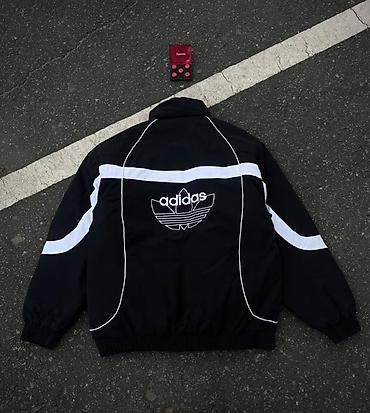 винтажные ветровки: Куртка-ветровка adidas Originals -Размер: 2XL,180/99А - Цвет: чёрный — 2