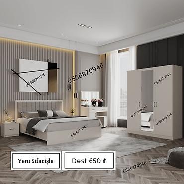 Yataq otağı dəstləri: Yataq otağı dəstləri – modern dizaynlı, funksional və zərif — 11