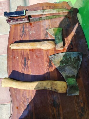 Balta və nacaqlar: Qəssabxana üçün Kababçı üçün Antik qədim Resordan və böyük bıçaqlar və — 2