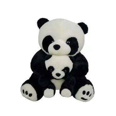 большие мягкие игрушки: Мягкая игрушка Панда с малышом