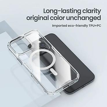 Maske i futrole za telefone: Maska Nillkin Nature Pro Magnetic za iPhone 16 Pro Max 6.9 plava. Uz — 8
