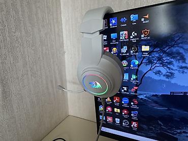 lil solid dual: Redragon Hylas oyun qulaqlığı – mikrofon ilə,ağ rəng, LED işıqlı - — 4
