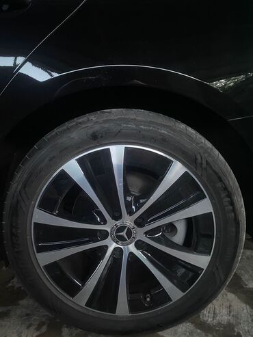 диски на мерседес w211 оригинал: Mercedes 18 Lik Orjinal Zavod Disk 50 Min sürlüb Yeni Disik Aldığma