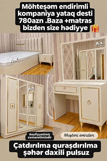 Möhtəşəm endirimli kampaniya – yataq dəsti Tərkibi: - Yataq çarpayısı