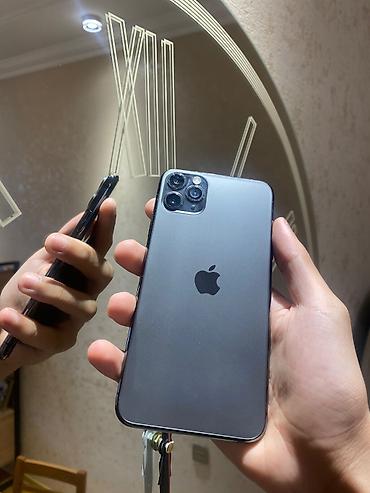 iphone 11 256 gb: IPhone 11 Pro Max, 256 GB, Space Gray, Simsiz şarj, Face ID — 1