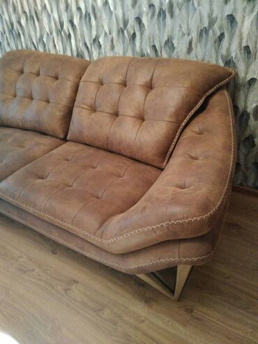 Divan və kreslo dəstləri: Yeni, Di̇van-kravat, Divan, 2 kreslo, Bazasız, Açılan — 4