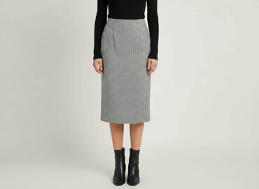 sukienka w czerwoną kratę, mohito: Morgan, Women`s skirt, size S