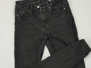 czarne jeansowe spódnice sinsay: Jeansy, SinSay, XS, stan - Dobry