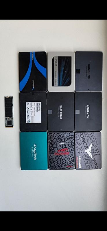 Жесткие диски, переносные винчестеры: Накопитель, Б/у, SSD — 1