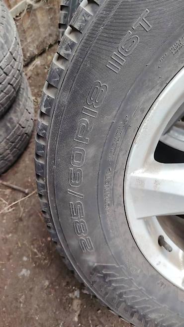 5 100 р 15: Колеса в сборе 285 / 60 / R 18, Зимняя шипованная, Б/у, Комплект, Внедорожные (АТ/МТ), Литые, отверстий - 5 — 3