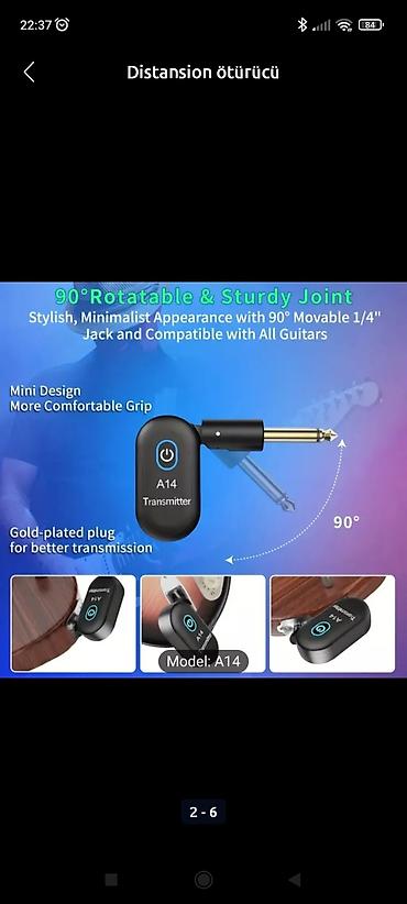 kabelsiz: Yeni Simsiz (Bluetooth) Mikrofon Ünvandan götürmə — 2