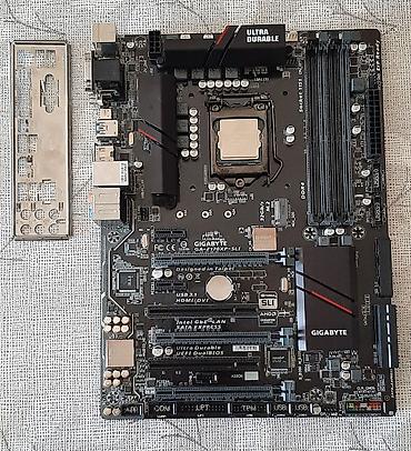 Комплектующие для ПК: Bundle satılır - 195 AZN Ana plata : Gigabyte GA-Z170XP-SLI CPU  — 1