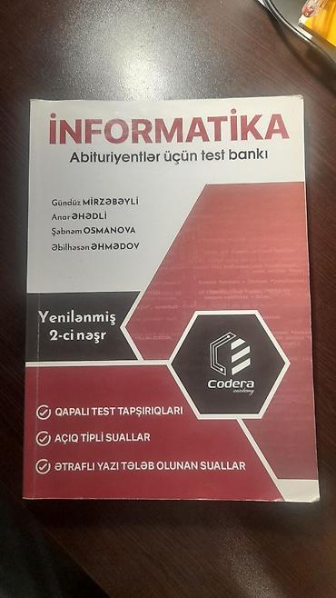 Информатика: Məhsul: “İnformatika – Abituriyentlər üçün test bankı” (Yenilənmiş — 1