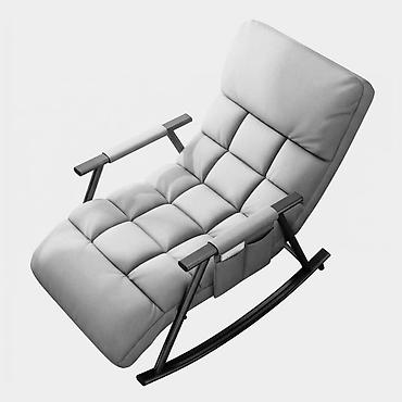 stolica merdevine: Rocker ležaljka sa džepovima – ergonomska fotelja za ljuljanje i odmor — 3