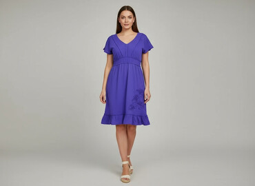 ubrania z muślinu: Sukienka damska, rozmiar S