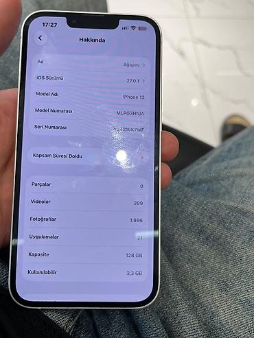 apple simli qulaqliq: IPhone 13, 128 GB, Ağ, Face ID — 3