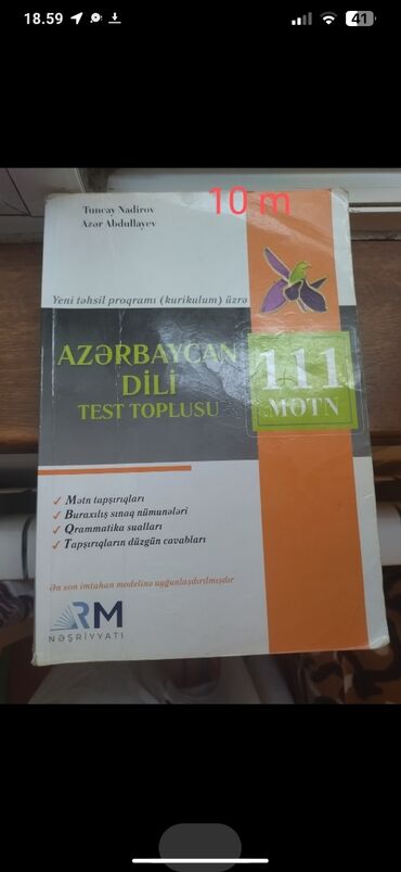 məşhur riyaziyyatçı mətni: ✨Azərbaycan dili 111 Mətn RM✨ Təp Təzədi. 10 Manatdı Normalda 15.50