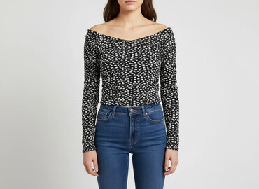 reserved bluzki w paski: Bershka, Жіноча блуза, розмір XS