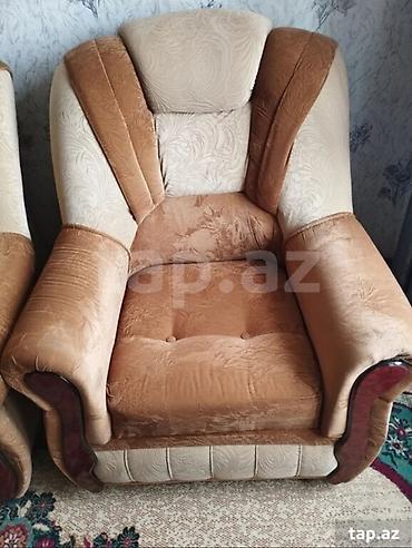 Kreslolar: İşlənmiş, Kreslo, Parça, Kredit yoxdur, Çatdırılma yoxdur — 2