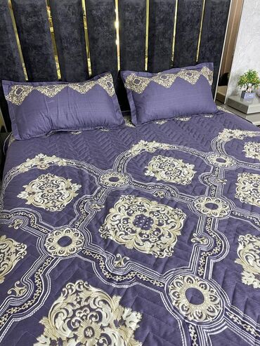 Örtüklər: Yataq üçün Yeni rəng - Göy Yataq örtüyü, Rayonlara çatdırılma — 13