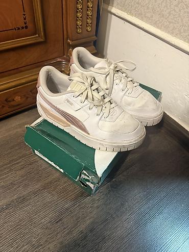 puma az: Puma, Ölçü: 39, rəng - Ağ, İşlənmiş — 1