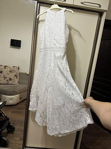 pompon: 1 dəfə geyinilib Ağ rəngli krujeva maxi don - Model: yuxarıdan — 3