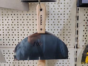 нож керамбит: Шпатель полукруглый KATANA, ширина 200 мм - Полотно из нержавеющей — 1