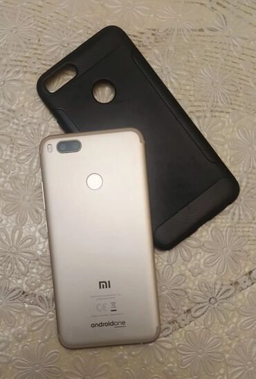 xiaomi mi 10 ultra azerbaycan: Xiaomi Mi A1, 64 GB, rəng - Qızılı, 
 İki sim kartlı, Sensor, Barmaq izi