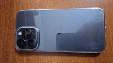 телефон в рассрочку айфон 11: IPhone 15 Pro Max, Колдонулган, 256 ГБ, Black Titanium, Каптама, 87 %