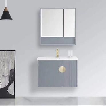 kuxna skaflari: Hamam mebeləri Moydadırlar dolablar led işığlı güzgülər duş kabinlər — 9