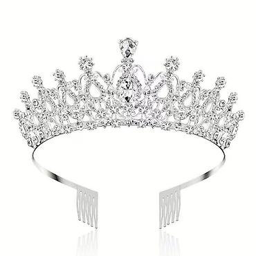 ogrlice prodaja: 05. Luksuzne dijademe/krune sa kristalima – elegantni ukrasi za kosu — 5