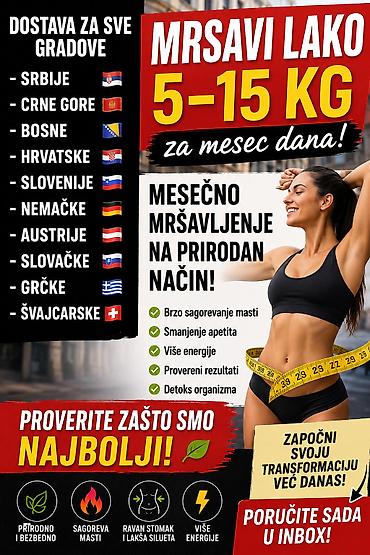 Suplementi: **Detox line čaj + A1 L-Carnitine kapsule** Prirodni biljni program — 14