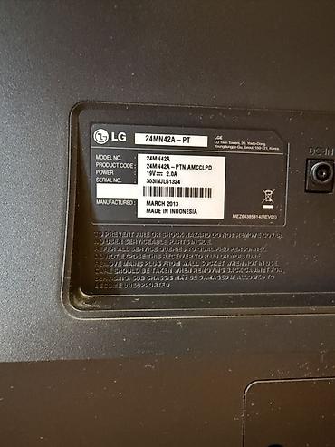 LG 24MN42A-PT 24" LED TV/Monitor Xüsusiyyətlər: - Ekran diaqonalı: 24