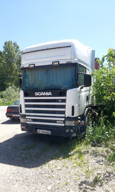 транспорт спринтер: Тягач, Scania, 1998 г., Бортовой