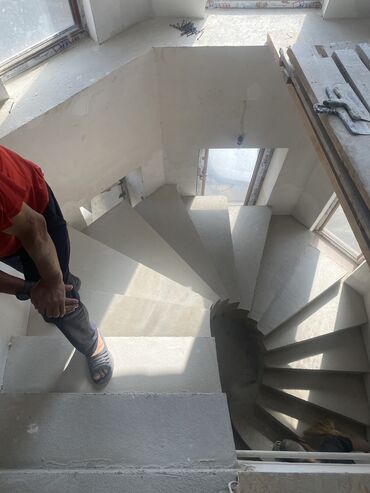 Бетонные лестницы: Изготовление на бетонный лестница любой сложная Киргизстана буйинча — 4