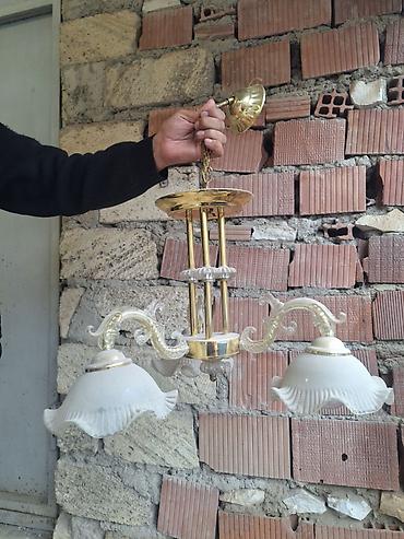 işlənmiş lüstür: Çılçıraq, 3 lampa, Metal — 2